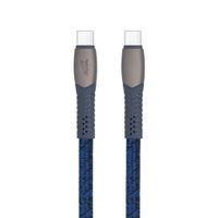 RIVACASE
Кабель USB 2.0 Type-C/Type-C, тканинне обплетення, 1.2 м, 3А, 60 Вт, синій