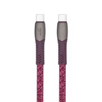 RIVACASE
Кабель USB 2.0 Type-C/Type-C, тканинне обплетення, 1.2 м, 3 А, 60 Вт, червоний