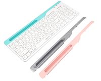 Клавіатура бездротова Fstyler, Bluetooth / 2.4 ГГц, білий