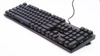 Клавіатура механічна ігрова, USB, 5-зонне неонове підсвічування, LK-Green switches, підсвічування