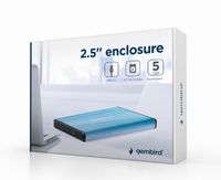 Зовнішня кишеня 2.5", USB 3.0, блакитний