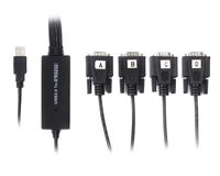 Viewcon
Кабель-перехідник USB 2.0-4х COM (9+25pin), 1.4 м