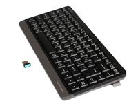 Клавіатура бездротова Fstyler, Bluetooth / 2.4 ГГц, сірий
