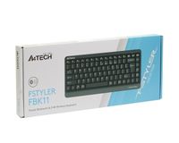Клавіатура бездротова Fstyler, Bluetooth / 2.4 ГГц, сірий