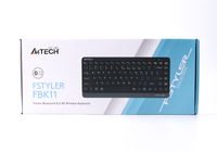 Клавіатура бездротова Fstyler, Bluetooth / 2.4 ГГц, сірий