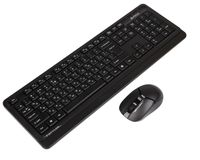 Комплект бездротовий Fstyler клавіатура+миша, чорний, USB