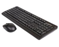 Комплект бездротовий Fstyler клавіатура+миша, чорний, USB