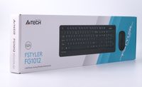 Комплект бездротовий Fstyler клавіатура+миша, чорний, USB