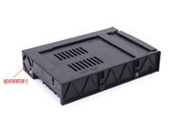 Внутрішня кишеня SATA пластик, чорний, 2 вентилятори, Power Slide Switch