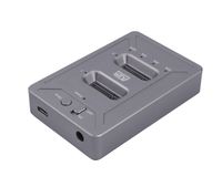 Agestar
Док-станція, USB 3.1 Type C, M.2 NVME, 2 слота, сірий