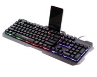 Ігрова дротова клавіатура, 19-keys Anti-Ghosting, метал, чорний