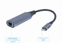 Гігабітний мережевий адаптер USB type-C, сірий