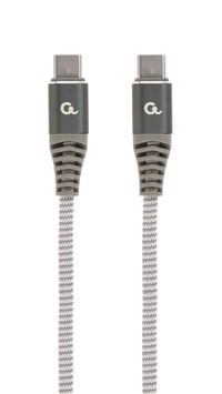 Cablexpert
Кабель USB 2.0 Power Delivery (PD) 100 Вт, C-тато/C-тато, 1.5 м, преміум