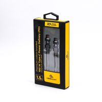 Кабель USB 2.0 Power Delivery (PD) 100 Вт, C-тато/C-тато, 1.5 м, преміум
