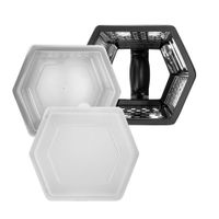 Терка 6-гранна, з контейнером, колекція "SHAM"