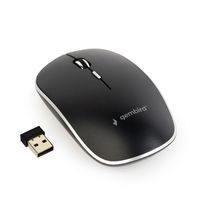 Gembird
Бездротова оптична мишка, USB, 1600 dpi, безшумна, чорна