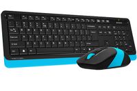 Комплект бездротовий Fstyler клавіатура+миша, чорно-синій, USB