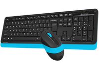 Комплект бездротовий Fstyler клавіатура+миша, чорно-синій, USB