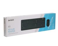 Комплект бездротовий Fstyler клавіатура+миша, чорний, USB