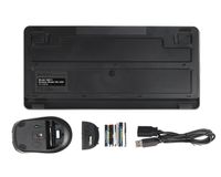 Комплект бездротовий Fstyler клавіатура+миша, чорний, USB