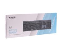 Клавіатура бездротова з ножичним перемикачем Fstyler, Bluetooth / 2.4 ГГц, з акумулятором, сірий