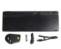 Комплект бездротовий Fstyler клавіатура+миша (FB35C+FBK25), Smoky Grey, USB