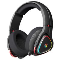 Bloody
Ігрові бездротові навушники з мікрофоном, RGB, Bluetooth + 2.4GHz + 3.5 jack