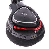 Ігрові бездротові навушники з мікрофоном, RGB, Bluetooth + 2.4GHz + 3.5 jack