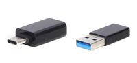 Maxxter
Комплект адаптерів USB 3.1 (2 шт), USB-A на USB-C та USB-C на USB-A