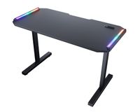 Стіл для геймера, ергономічний дизайн, USB 3.0/Type-C Extension хаб, RGB підсвічування