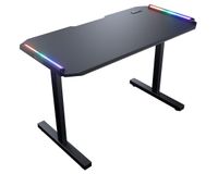 Стіл для геймера, ергономічний дизайн, USB 3.0/Type-C Extension хаб, RGB підсвічування