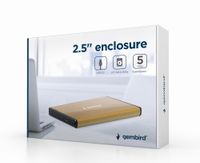 Зовнішня кишеня 2.5", USB 3.0, золотий