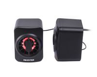 Акустична система, пластиковий корпус, 6 Вт, USB живлення, RGB підсвічування, чорний