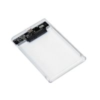 Зовнішня кишеня 2.5", USB 3.2, 9.5 мм / 7 мм HDD/SSD, прозорий