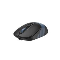 Миша бездротова безшумна Fstyler, Bluetooth / 2.4 ГГц, вбудований акумулятор, 2000 DPI, синій