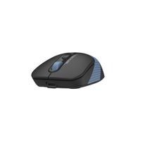 Миша бездротова безшумна Fstyler, Bluetooth / 2.4 ГГц, вбудований акумулятор, 2000 DPI, синій