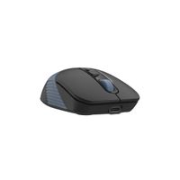 Миша бездротова безшумна Fstyler, Bluetooth / 2.4 ГГц, вбудований акумулятор, 2000 DPI, синій