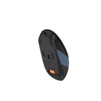 Миша бездротова безшумна Fstyler, Bluetooth / 2.4 ГГц, вбудований акумулятор, 2000 DPI, синій