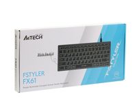 Клавіатура з ножичним перемикачем Fstyler, USB, біле підсвічування