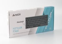 Клавіатура з ножичним перемикачем Fstyler, USB, біле підсвічування
