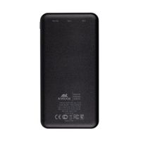 Портативний зарядний пристрій, 10000 mA, QC/PD 18 Вт, чорний