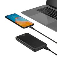 Портативний зарядний пристрій, 10000 mA, QC/PD 18 Вт, чорний