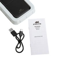 Портативний зарядний пристрій, 10000 mA, QC/PD 20 Вт, чорний