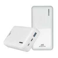 Портативний зарядний пристрій, 20000 mA, QC/PD 18 Вт, бiлий