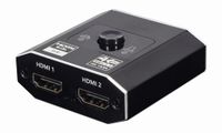Cablexpert
Перемикач HDMI сигналу, на 2 порти HDMI v. 2.0