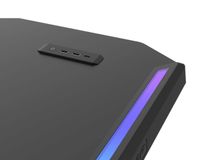 Стіл для геймера, ергономічний дизайн, USB 3.0/Type-C Extension хаб, RGB підсвічування, електричне регулювання висоти