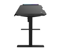 Стіл для геймера, ергономічний дизайн, USB 3.0/Type-C Extension хаб, RGB підсвічування, електричне регулювання висоти