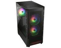 Ігровий корпус, 2*140mm ARGB, 1*120mm ARGB вентилятори передвстановлені, ATX/mATX/mini-ITX, скляне вікно