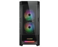 Ігровий корпус, 2*140mm ARGB, 1*120mm ARGB вентилятори передвстановлені, ATX/mATX/mini-ITX, скляне вікно