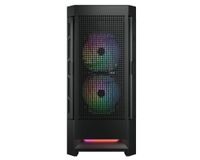 Ігровий корпус, 2*140mm ARGB, 1*120mm ARGB вентилятори передвстановлені, ATX/mATX/mini-ITX, скляне вікно